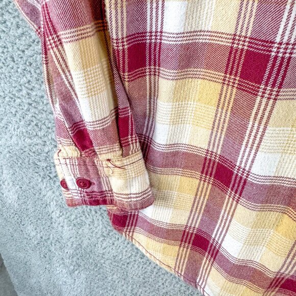Florida State Seminoles Shirt Men XL Red Gold Plaid Flannel Columbia Outdoor FSU - Picture 7 of 13